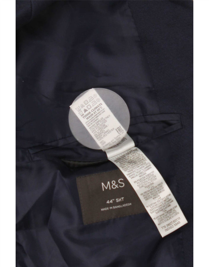 Marks & Spencer muška jakna sa 2 gumba UK 44 XL tamnoplavi poliester