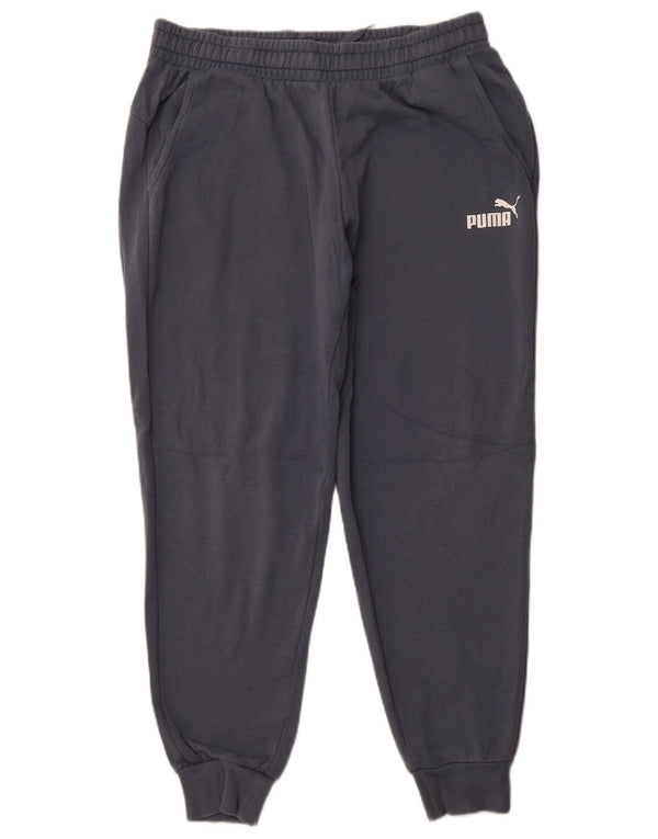 PUMA Mens Tracksuit Trousers Joggers XL  Grey Cotton