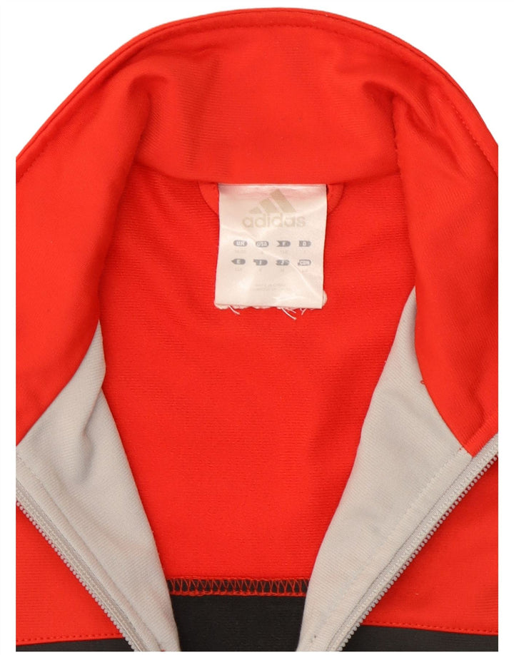 Adidas muška trenirka gornja jakna UK 36/38 mala crvena poliester u boji
