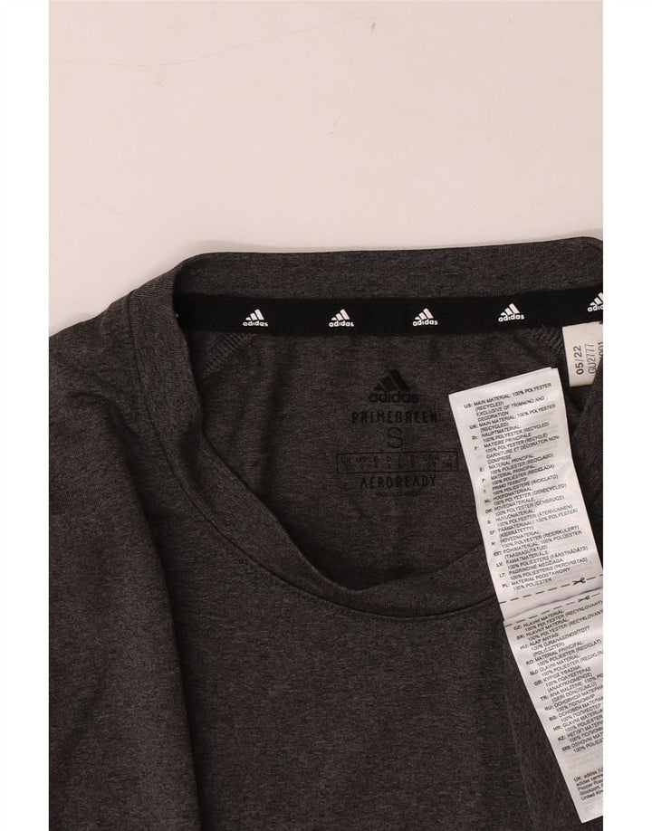 Adidas muška Aeroready majica kratkih rukava, mali sivi poliester