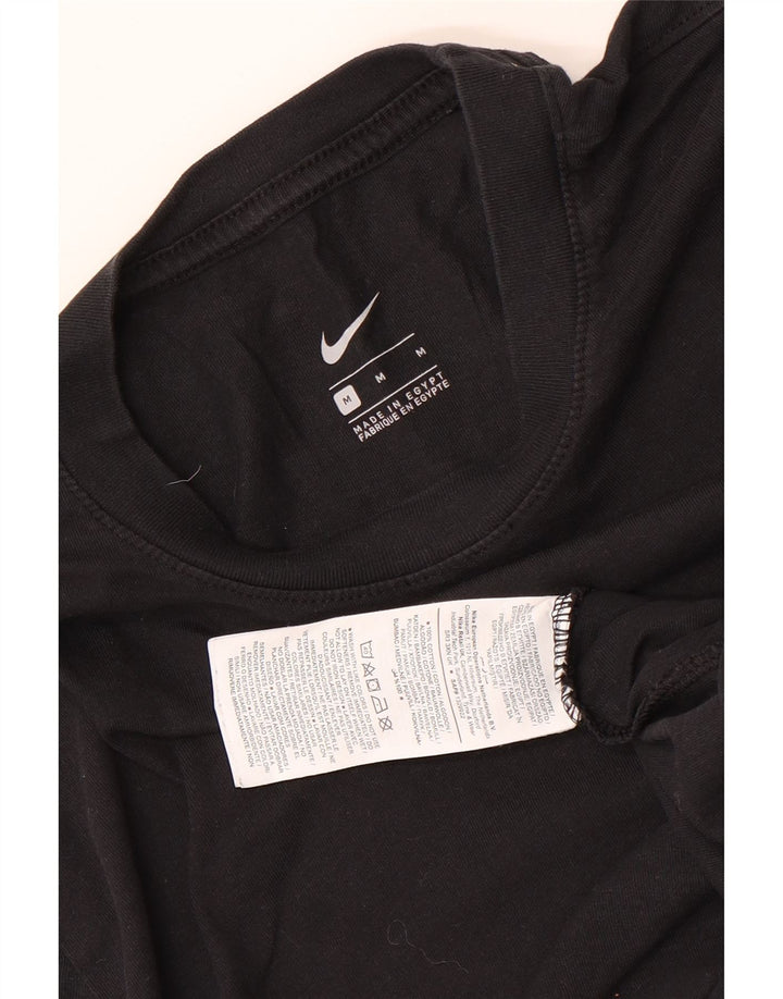 Nike muška majica kratkih rukava Srednji crni pamuk