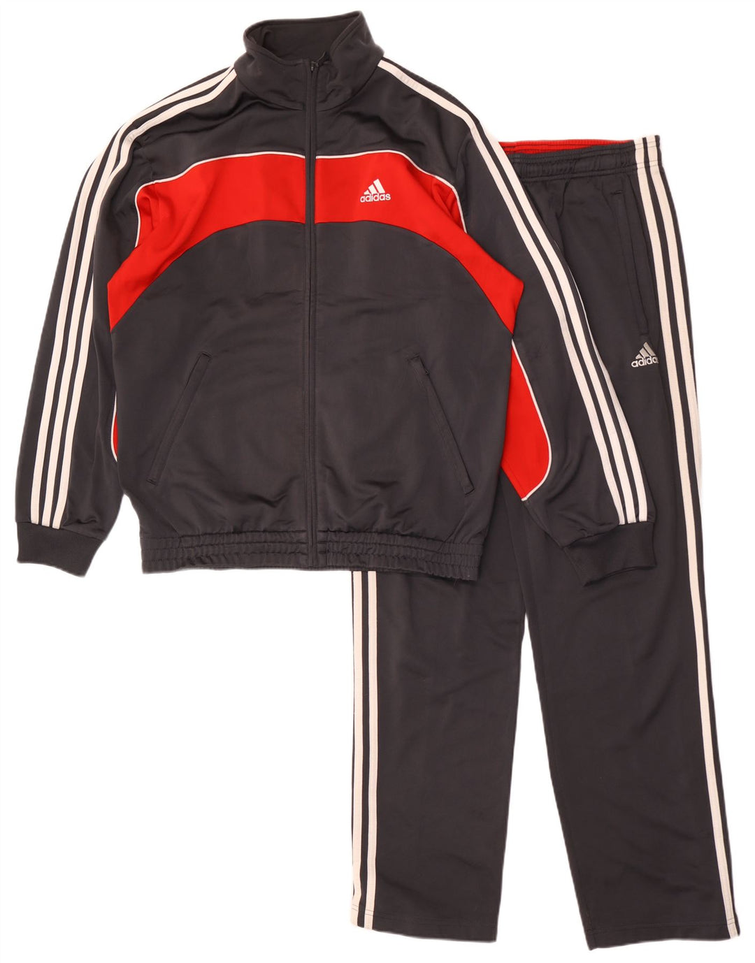 Adidas muška puna trenirka UK 36/38 mala siva poliester u boji