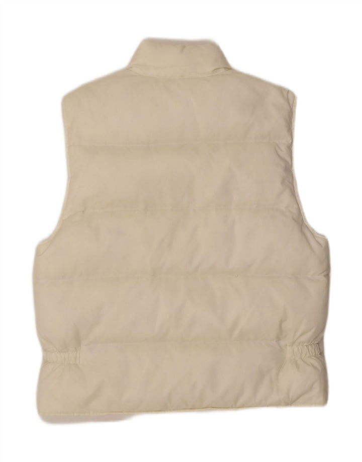 LEE Mens Padded Gilet UK 42 XL White Nylon Vintage Lee and Second-Hand Lee from Messina Hembry 