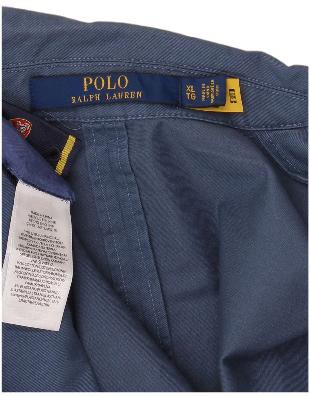POLO RALPH LAUREN Muška jakna sa 2 gumba UK 42 XL tamnoplavi pamuk