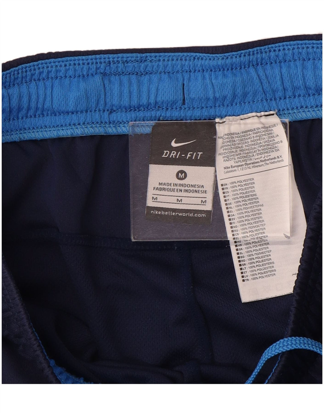 Nike Dri Fit sportske kratke hlače srednje tamnoplave boje od poliestera