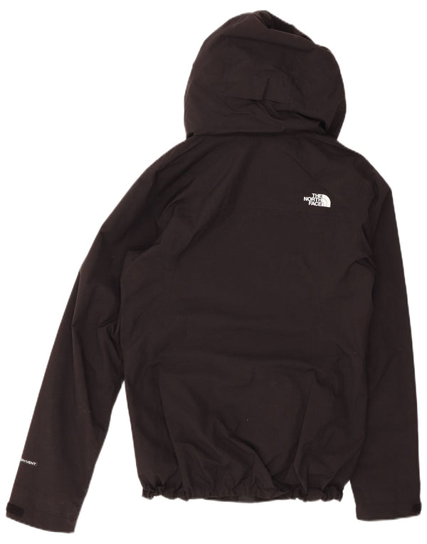 THE NORTH FACE Ženska kišna jakna s kapuljačom UK 10 Mala crna najlonska