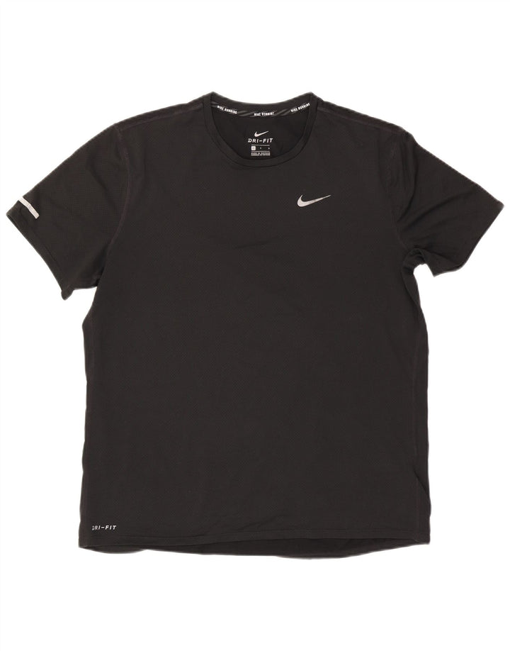 Nike Dri Fit majica kratkih rukava, veliki crni poliester