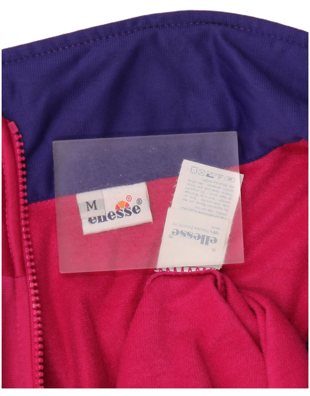 Ellesse ženska gornja jakna trenirke UK 14 srednje ružičasta retro boja