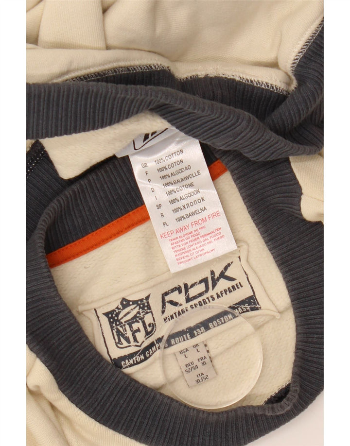 REEBOK Muška majica s kratkim rukavima Miami Dolphins, velika sivo bijela boja