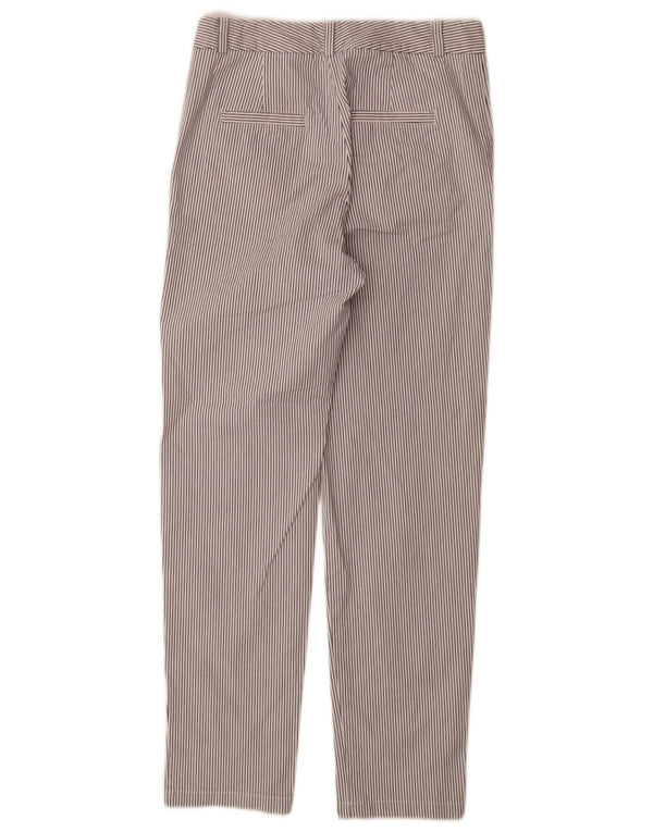 Marks & Spencer ženske chino hlače UK 8 male W28 L30 bijele pruge