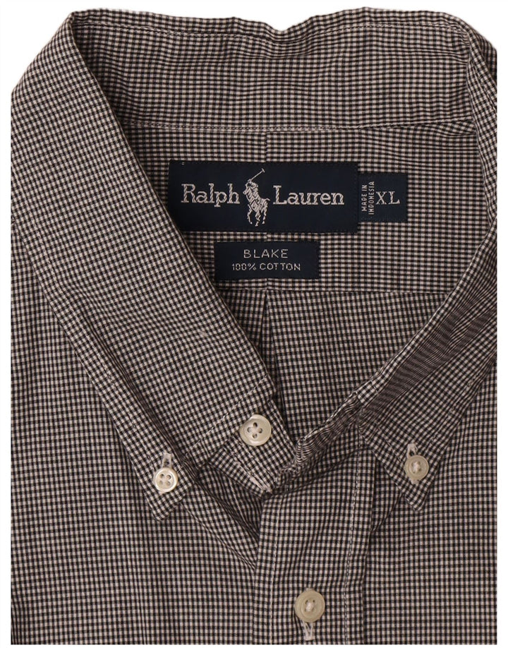 Ralph Lauren muška košulja Blake XL sivi pamuk od ginghama