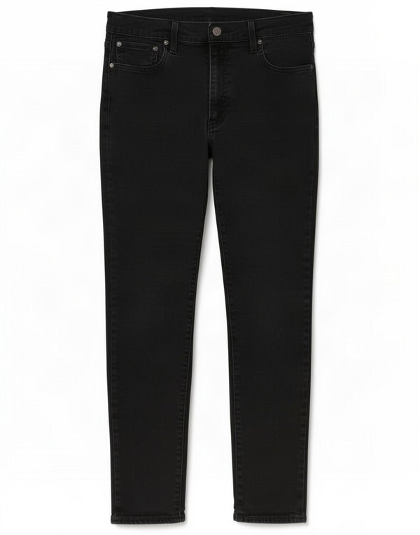 Levi's Mens 512 Slim Tapered Jeans W33 L32 Black Cotton