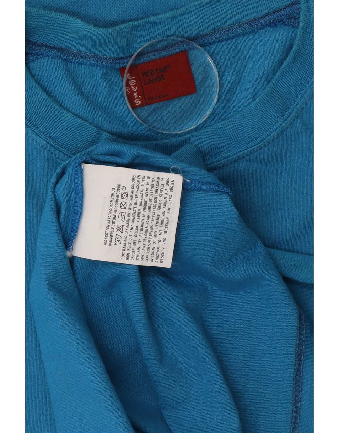 Levi's muška majica dugih rukava s grafičkim motivima, veliki plavi pamuk