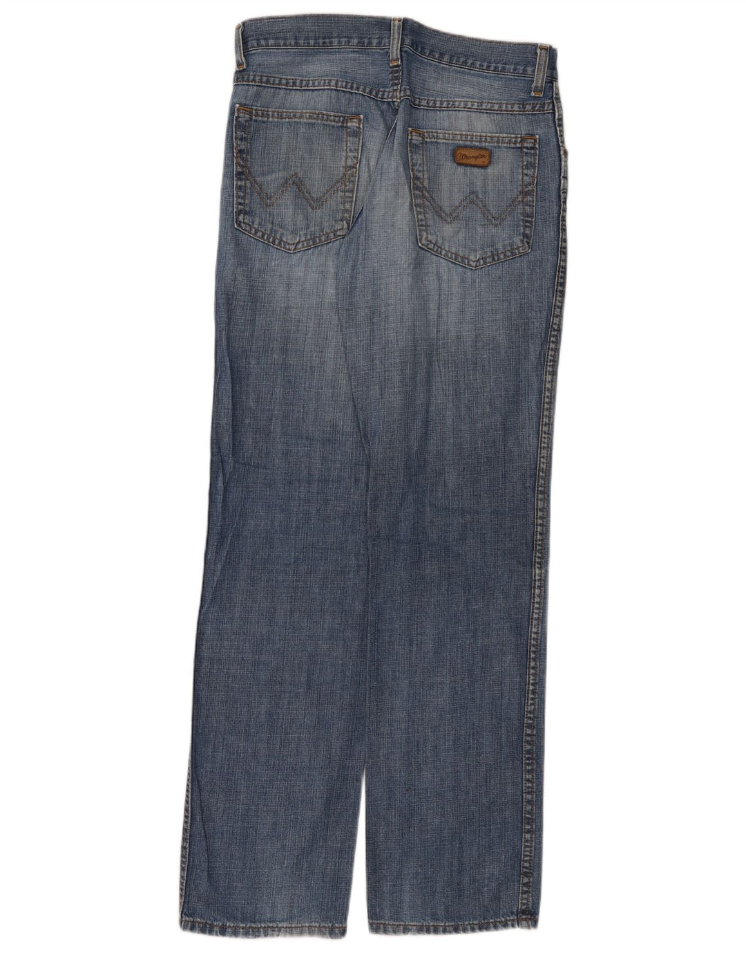 Wrangler muške ravne traperice regularnog kroja W32 L32 plavi pamuk