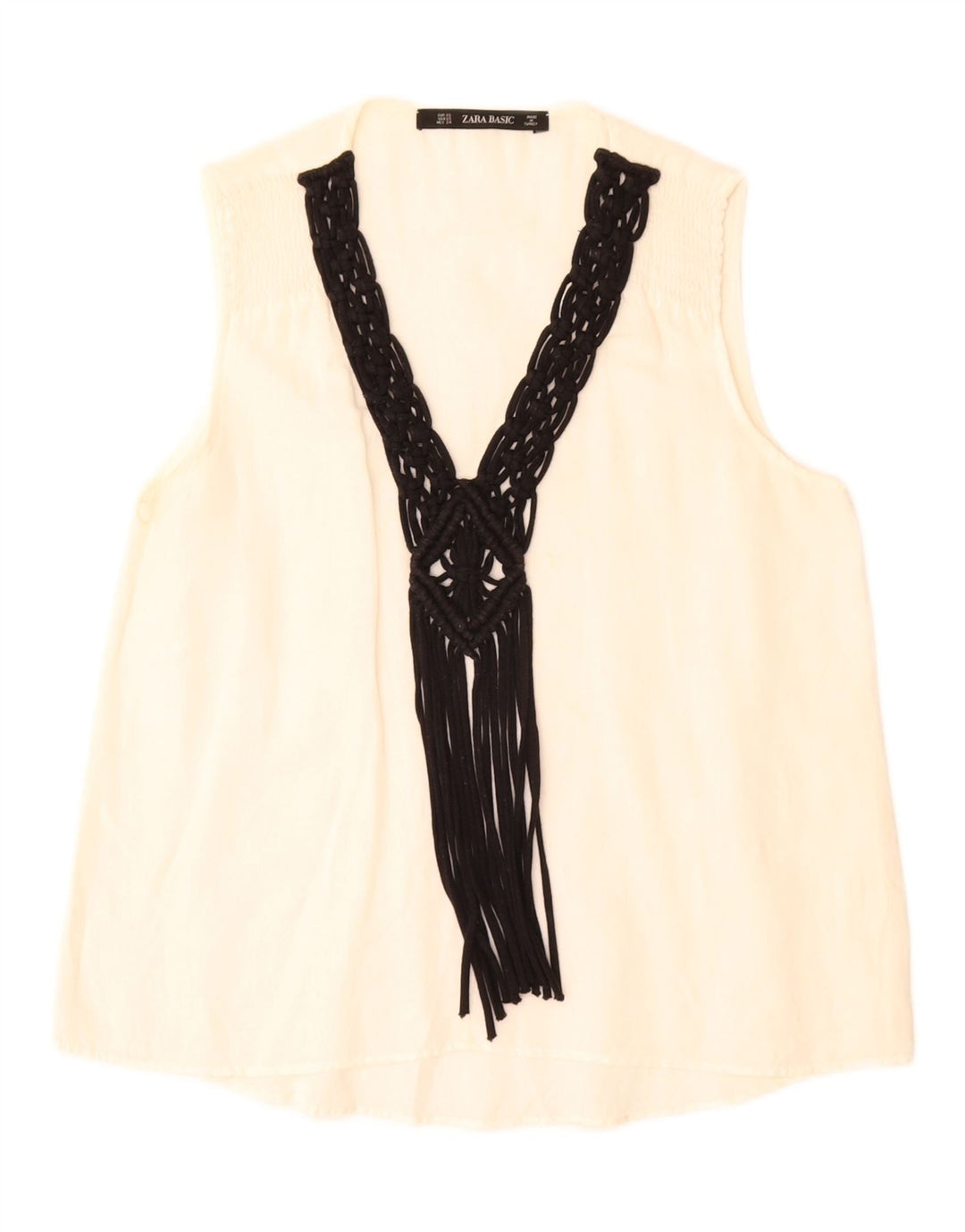 Zara ženska majica bez rukava UK 6 XS Bijela