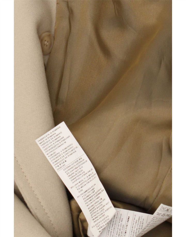 Sisley ženski kaput s dvorednim kopčanjem IT 40 Small Beige Wool