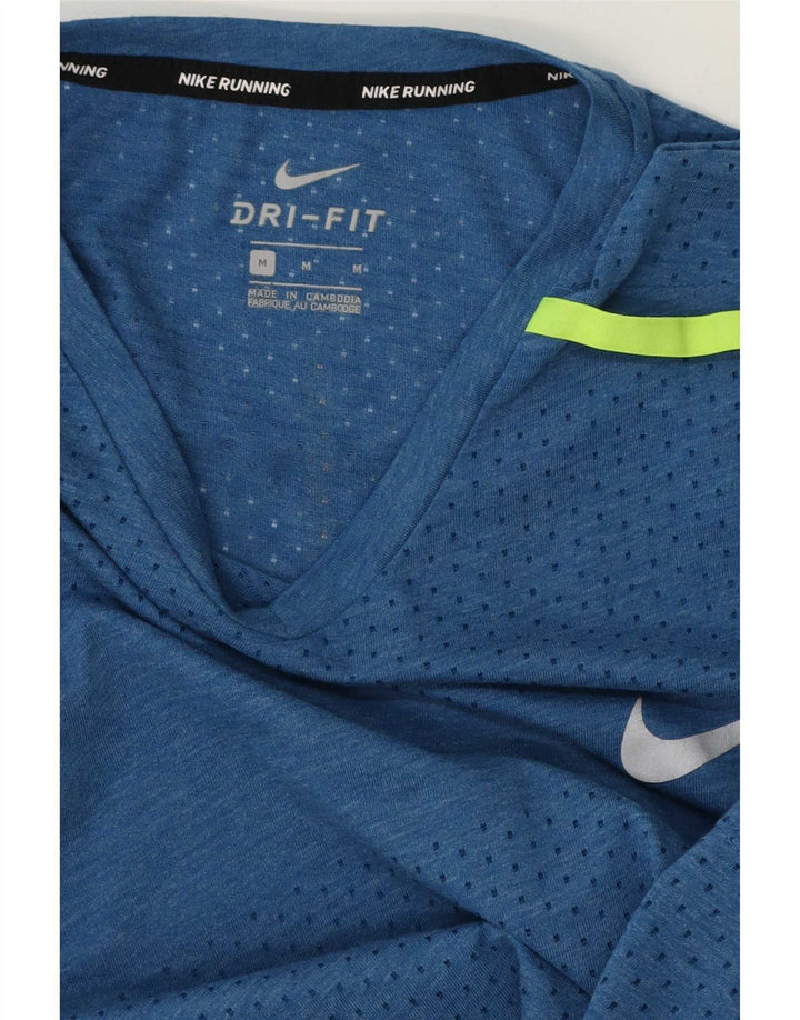 Nike Dri Fit majica kratkih rukava srednje plava
