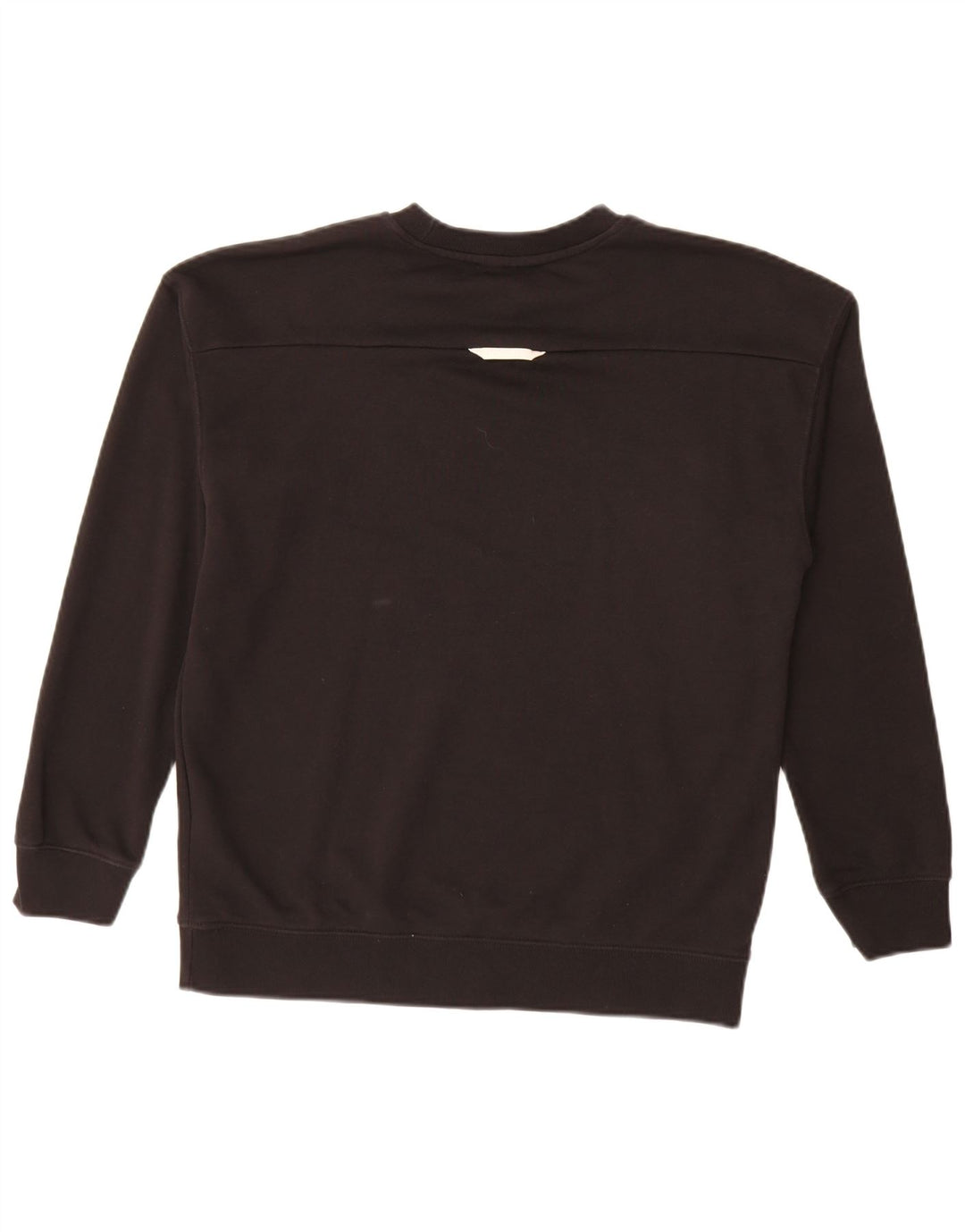 ADIDAS ženski džemper s grafičkim motivima UK 14 Veliki crni pamuk