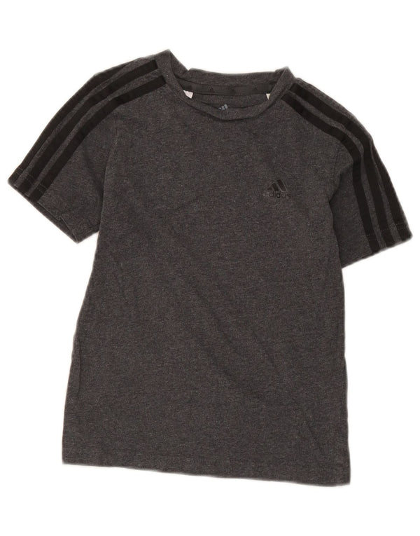 Adidas majica kratkih rukava za dječake 7-8 godina, sivi flekasti pamuk