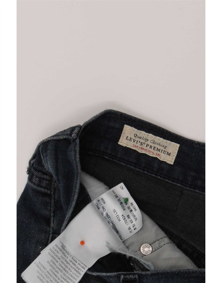 Levi's muške uske traperice W32 L30 tamnoplavi pamuk