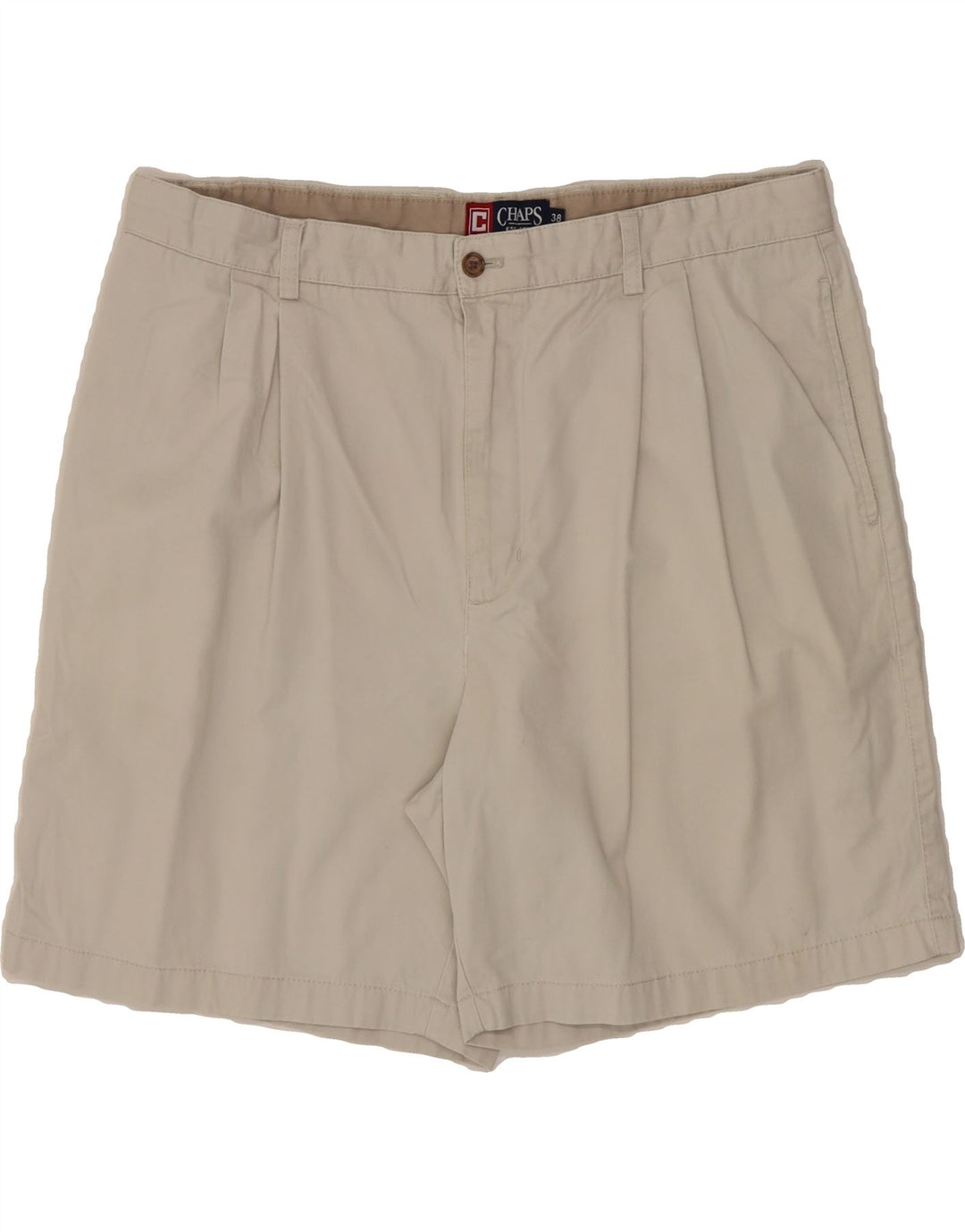 CHAPS Mens Pegged Chino Shorts W38 XL Grey Vintage Chaps and Second-Hand Chaps from Messina Hembry 