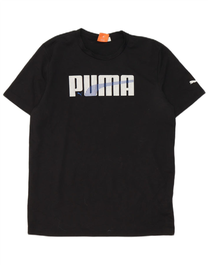 Puma muška majica s grafičkim motivima, mala crna