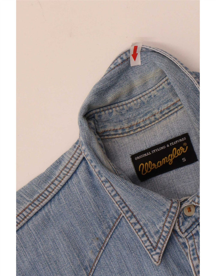 Wrangler muška traper majica bez rukava Mala plava pamučna