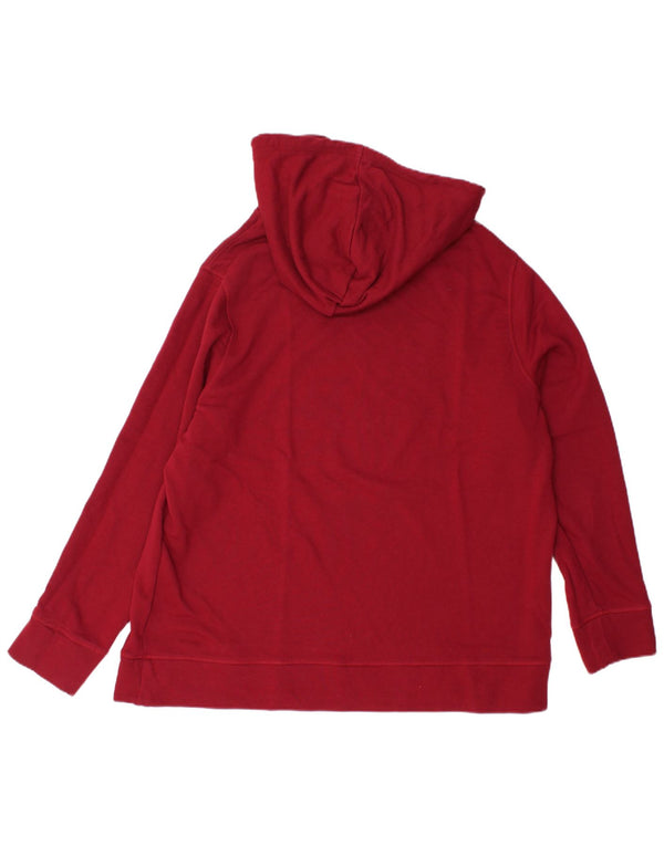 TOMMY HILFIGER Ženska prevelika majica s kapuljačom UK 18 XL Kestenjasta