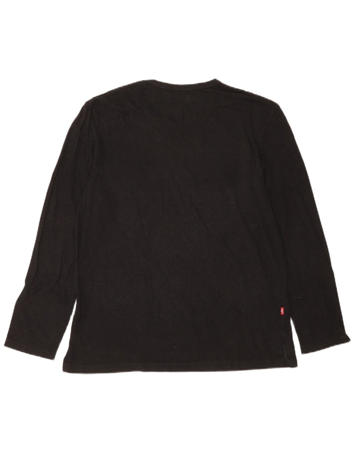 Levi's muška majica dugih rukava, veliki crni pamuk