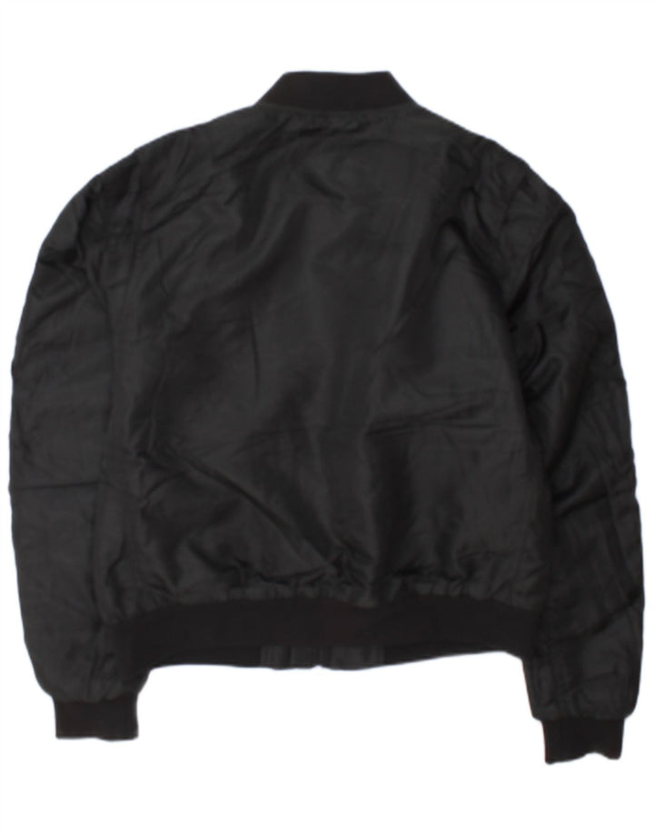 Superdry ženska bomber jakna UK 12 srednji crni poliester