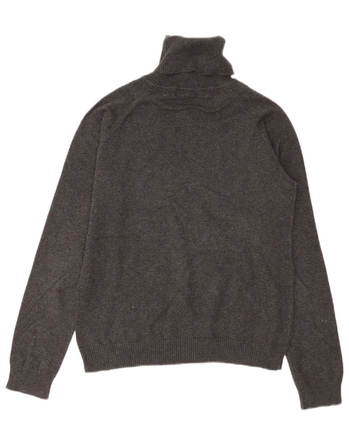 Zara ženski pulover s kratkim ovratnikom UK 14 Large Grey