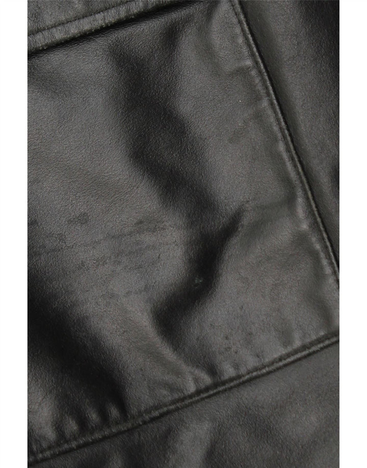 La Griffe ženski kožni kaput IT 54 3XL crna koža