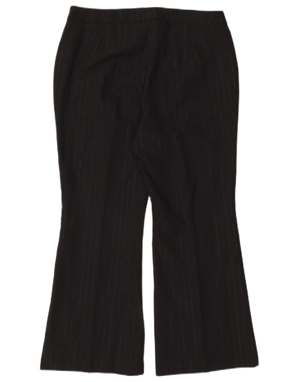 Marks & Spencer ženske odijelne hlače UK 16 velike W34 L28 crne pruge