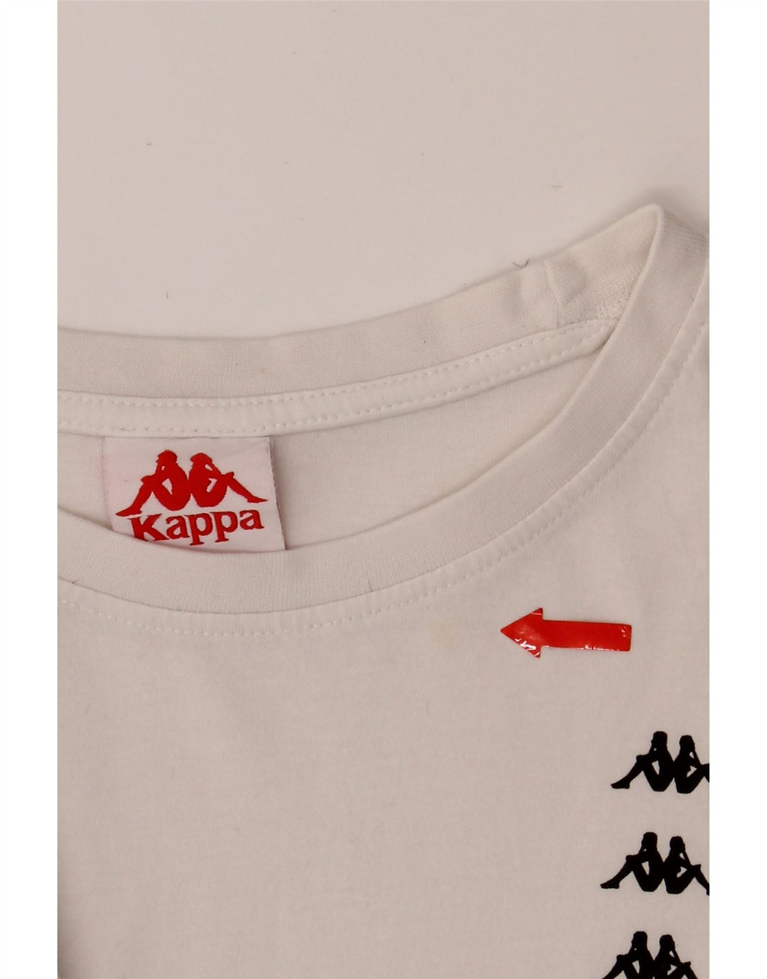 KAPPA Boys Top Long Sleeve 15-16 Years White Cotton Vintage Kappa and Second-Hand Kappa from Messina Hembry 