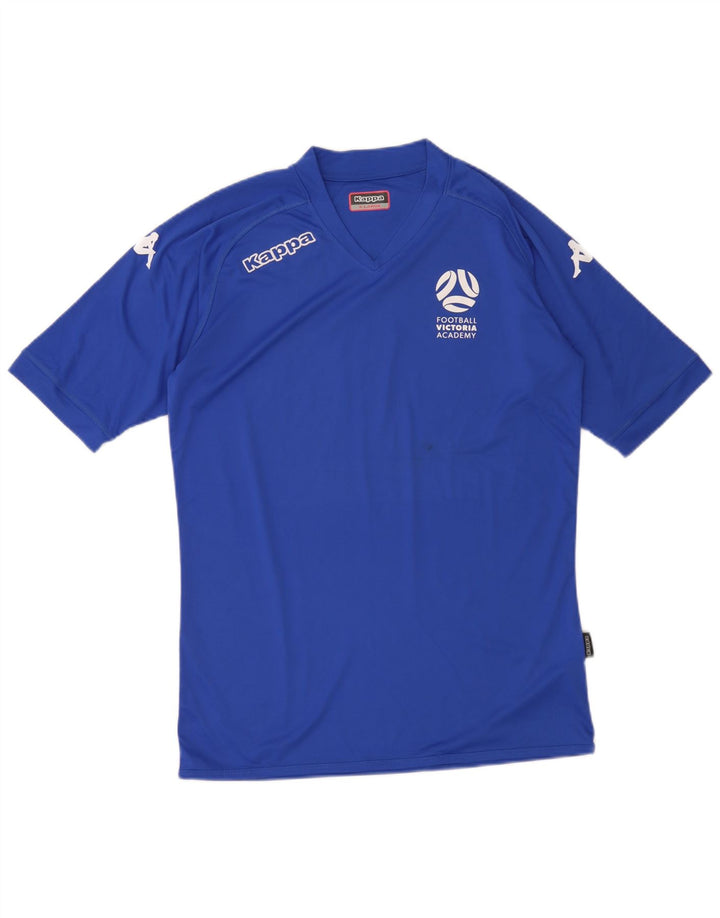 Kappa ženska majica s grafičkim motivima UK 18 XL plavi poliester