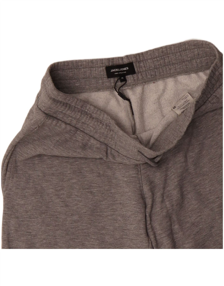 JACK & JONES Muške sportske kratke hlače srednje sive boje od pamuka