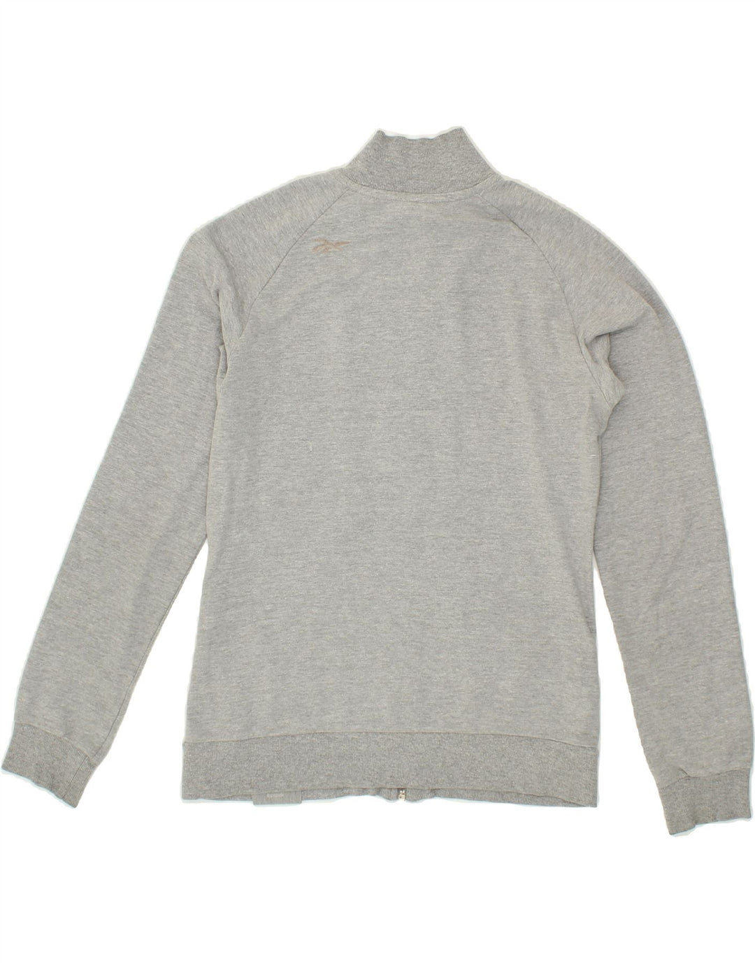 REEBOK Womens Tracksuit Top Jacket EU 44 XL Grey Cotton Vintage Reebok and Second-Hand Reebok from Messina Hembry 