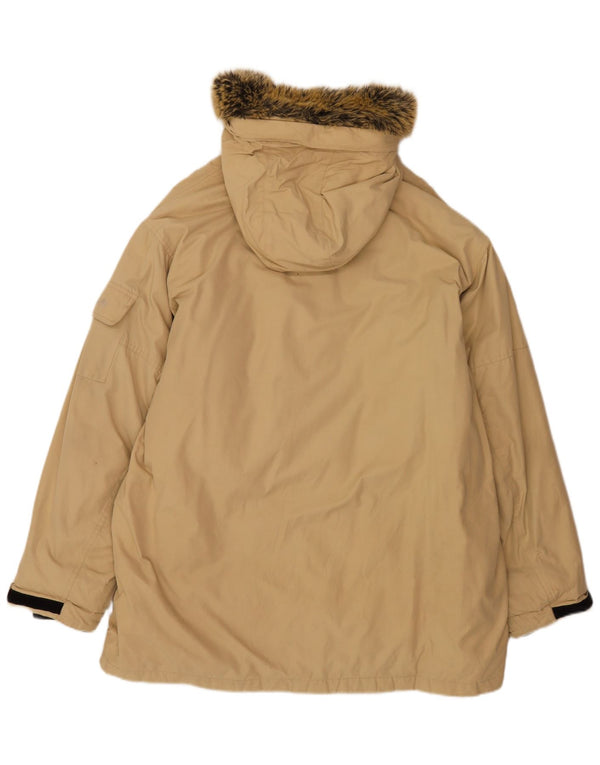 Timberland muška parka jakna s kapuljačom UK 40 Large Beige Nylon