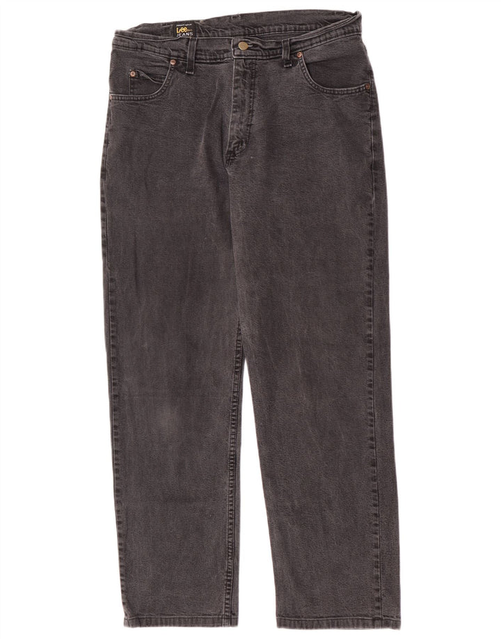 Lee Mens Brooklyn Straight Jeans W36 L30 Sivi pamuk