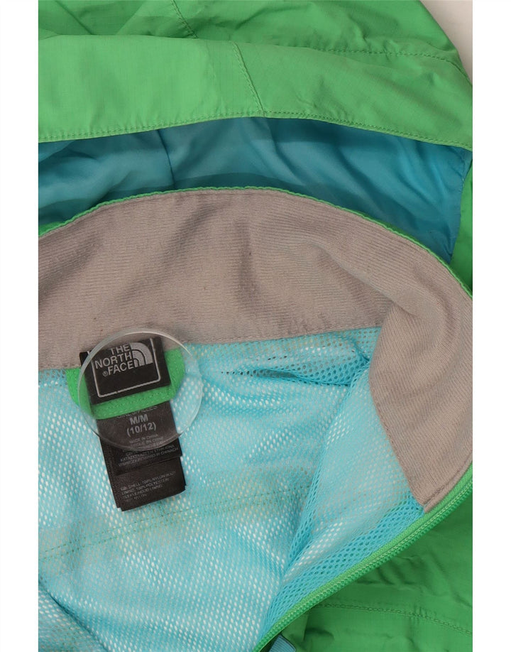 The North Face Girls kišna jakna s kapuljačom 10-11 godina srednje zelene najlonske boje