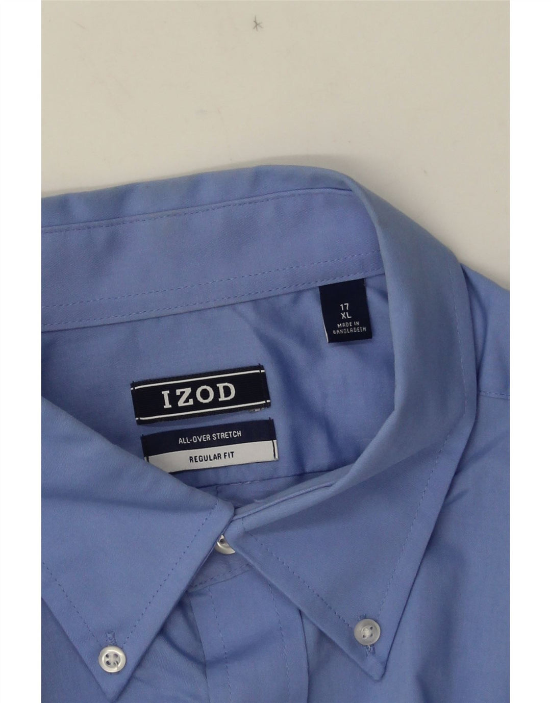 IZOD Muška majica standardnog kroja kratkih rukava Veličina 17 XL Plava