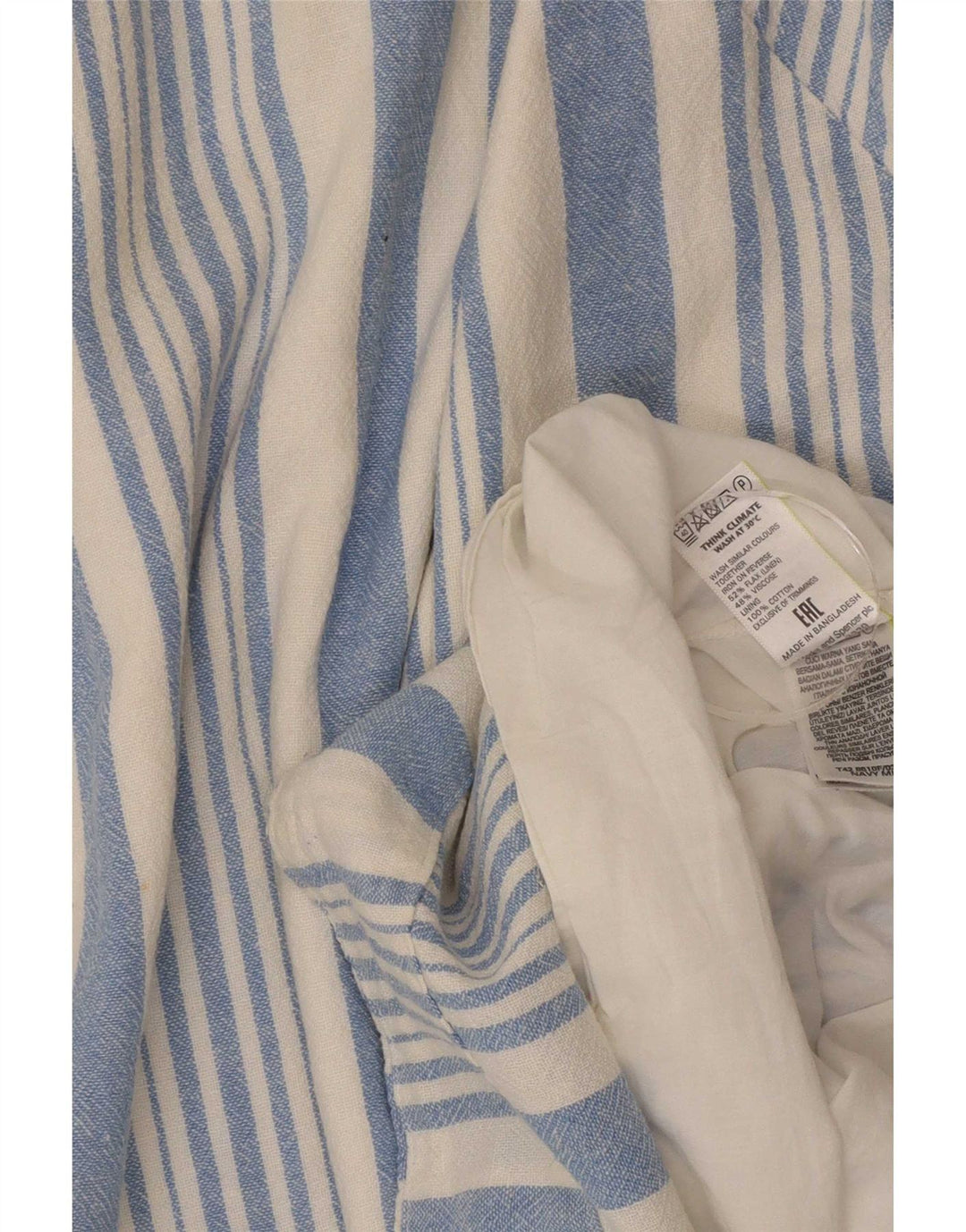 Marks & Spencer ženska osnovna haljina bez rukava UK 16 velike plave pruge