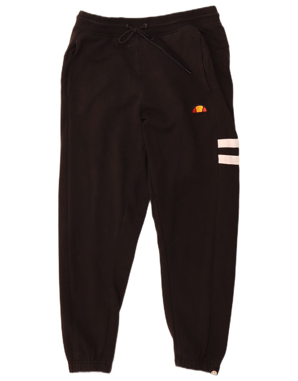 Ellesse Ženska trenirka Hlače Joggers UK 14 Veliki crni pamuk
