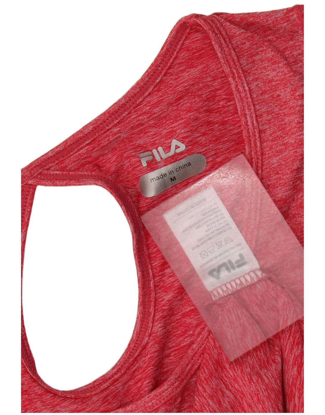 Fila ženska majica kratkih rukava UK 12 Srednje ružičasti poliester