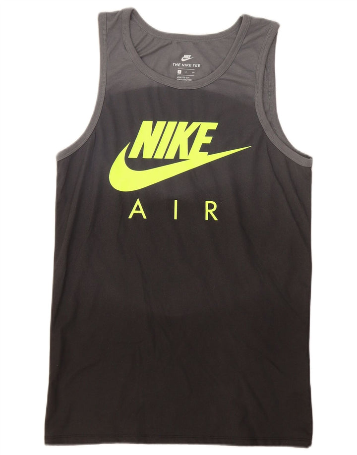 Nike Muška majica atletskog kroja s grafičkim motivima, mali crni poliester u boji