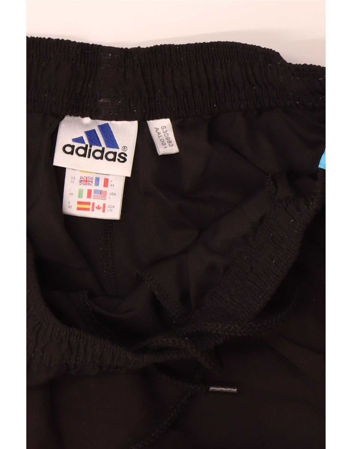 Adidas ženske sportske kratke hlače UK 16 veliki crni poliester