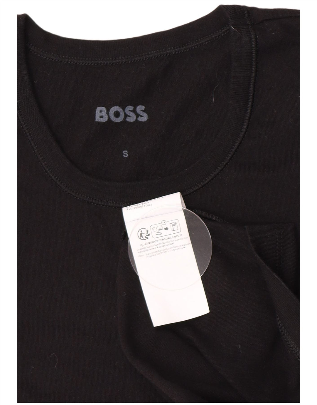 Hugo Boss Muška majica kratkih rukava Mali crni pamuk