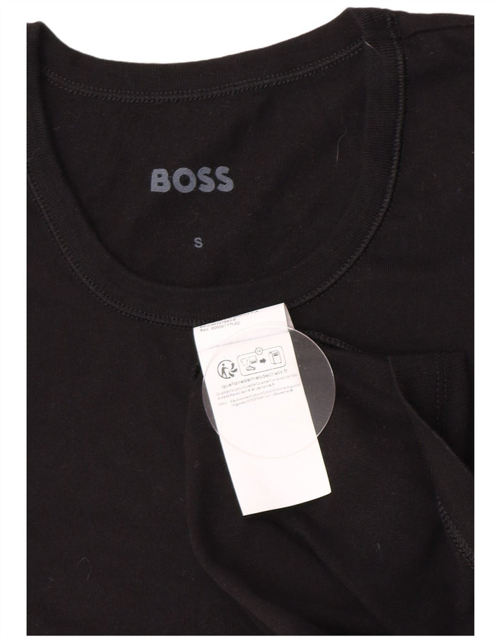 Hugo Boss Muška majica kratkih rukava Mali crni pamuk