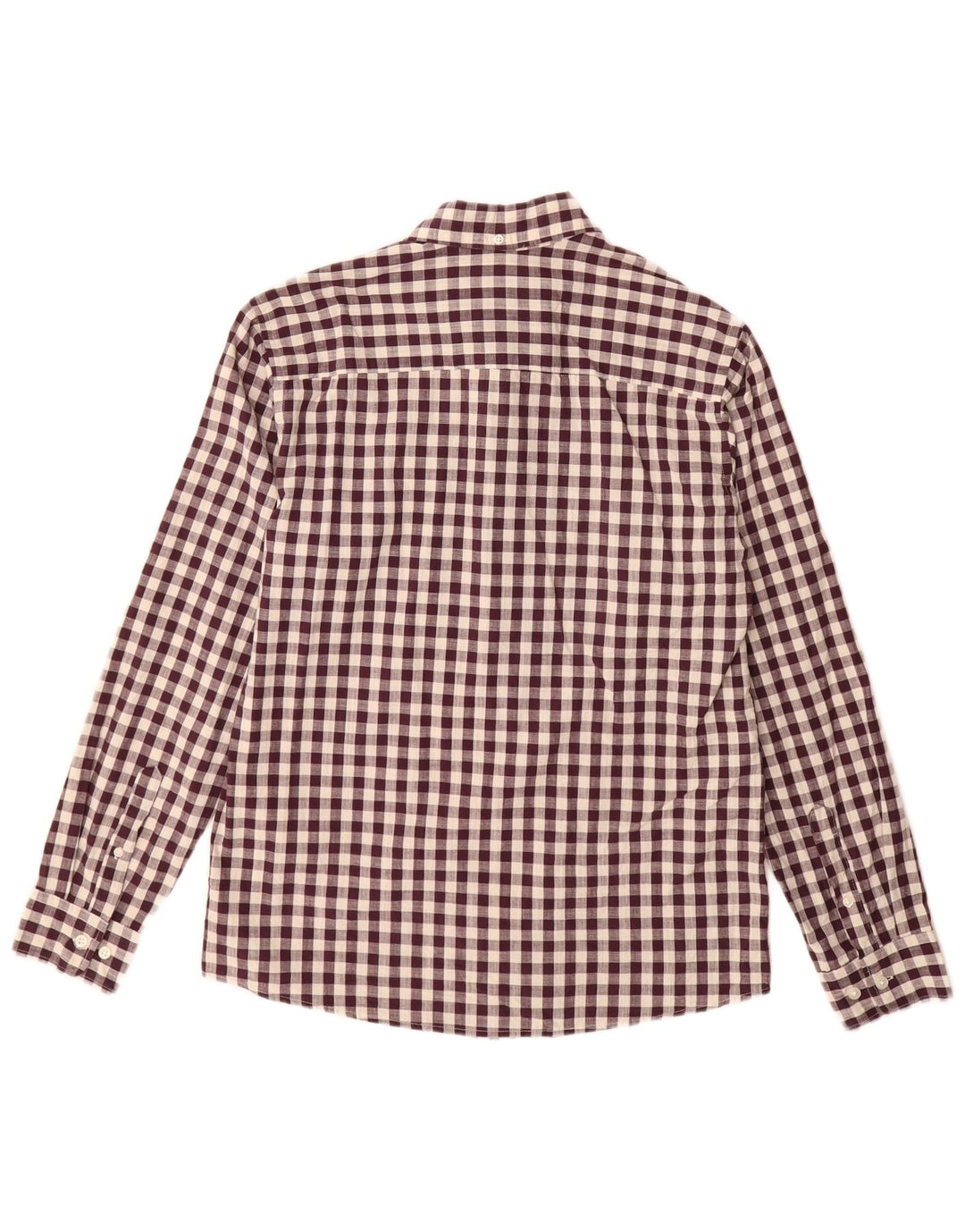 Jack & Jones muška košulja Srednje tamnocrveni pamuk od ginghama