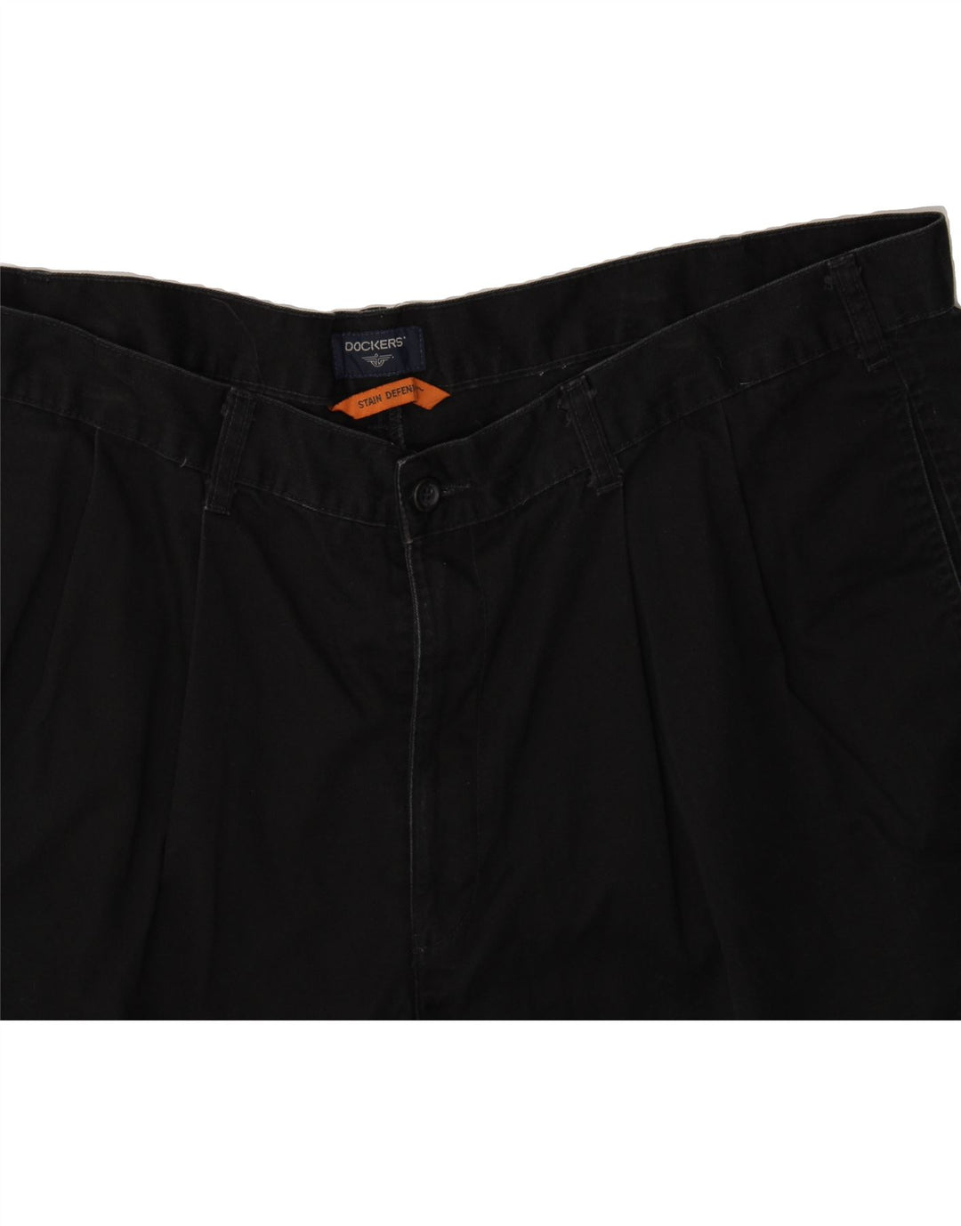 DOCKERS Mens Pegged Chino Shorts W42 2XL Black Vintage Dockers and Second-Hand Dockers from Messina Hembry 